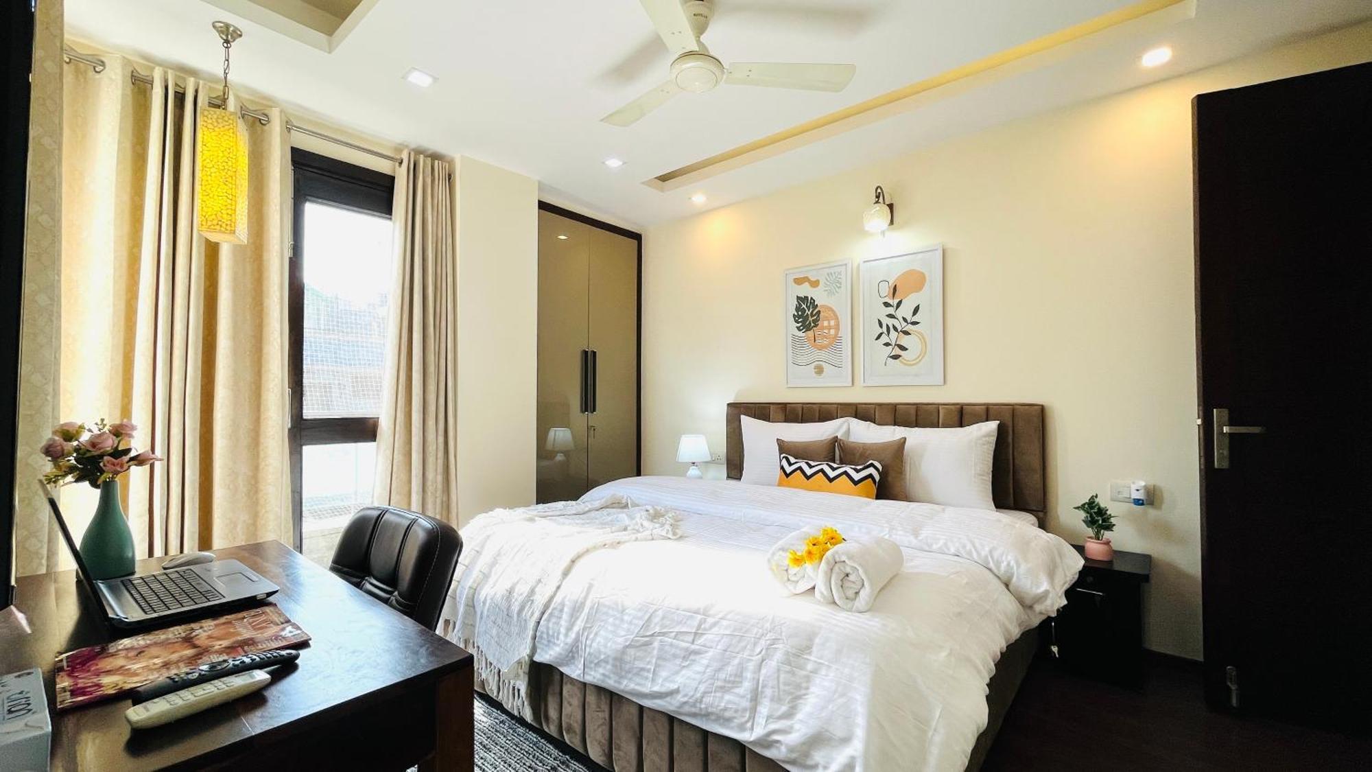 Olive Serviced Apartments - Defence Colony New Delhi Kamer foto
