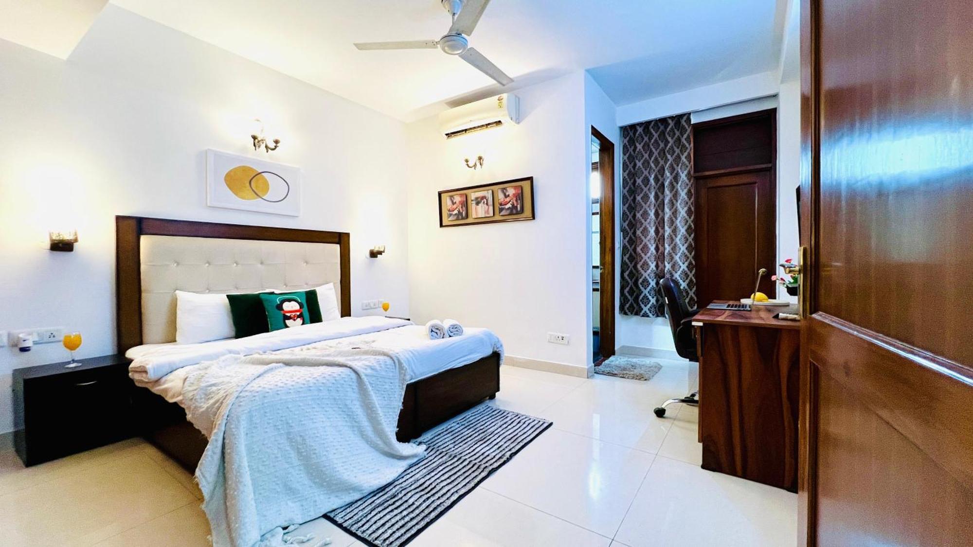 Olive Serviced Apartments - Defence Colony New Delhi Buitenkant foto